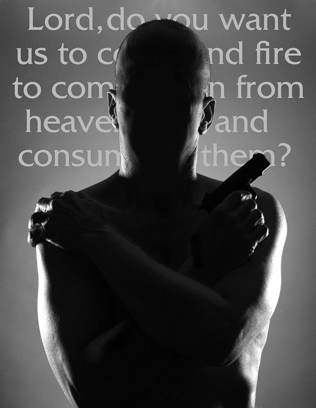 The Communion table in the early morning light